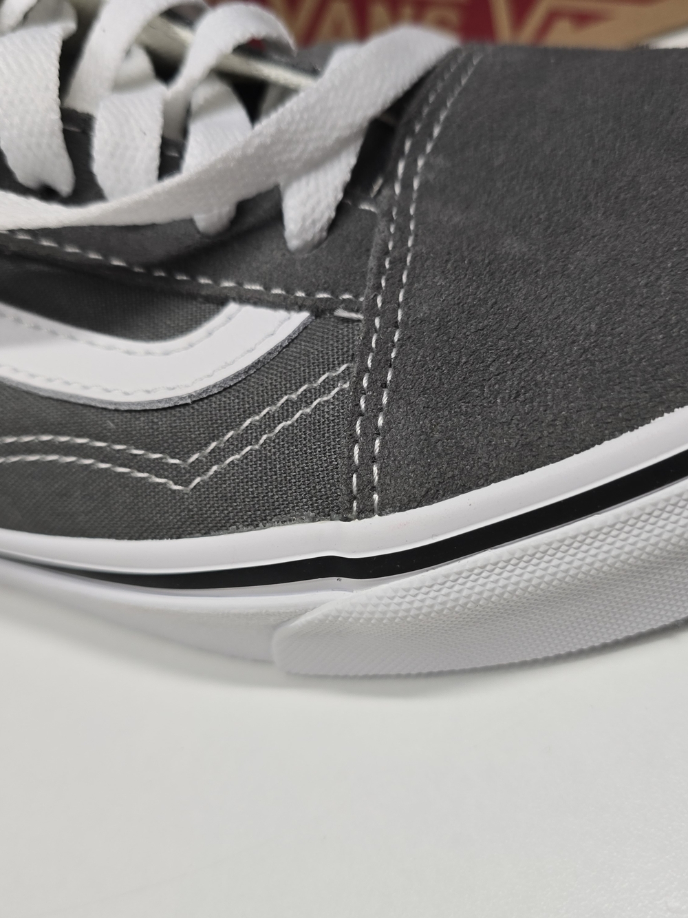 Vans Old Skool Sneakers Pewter/True White Women’s 8.5 NWOT with Box - Picture 9 of 14